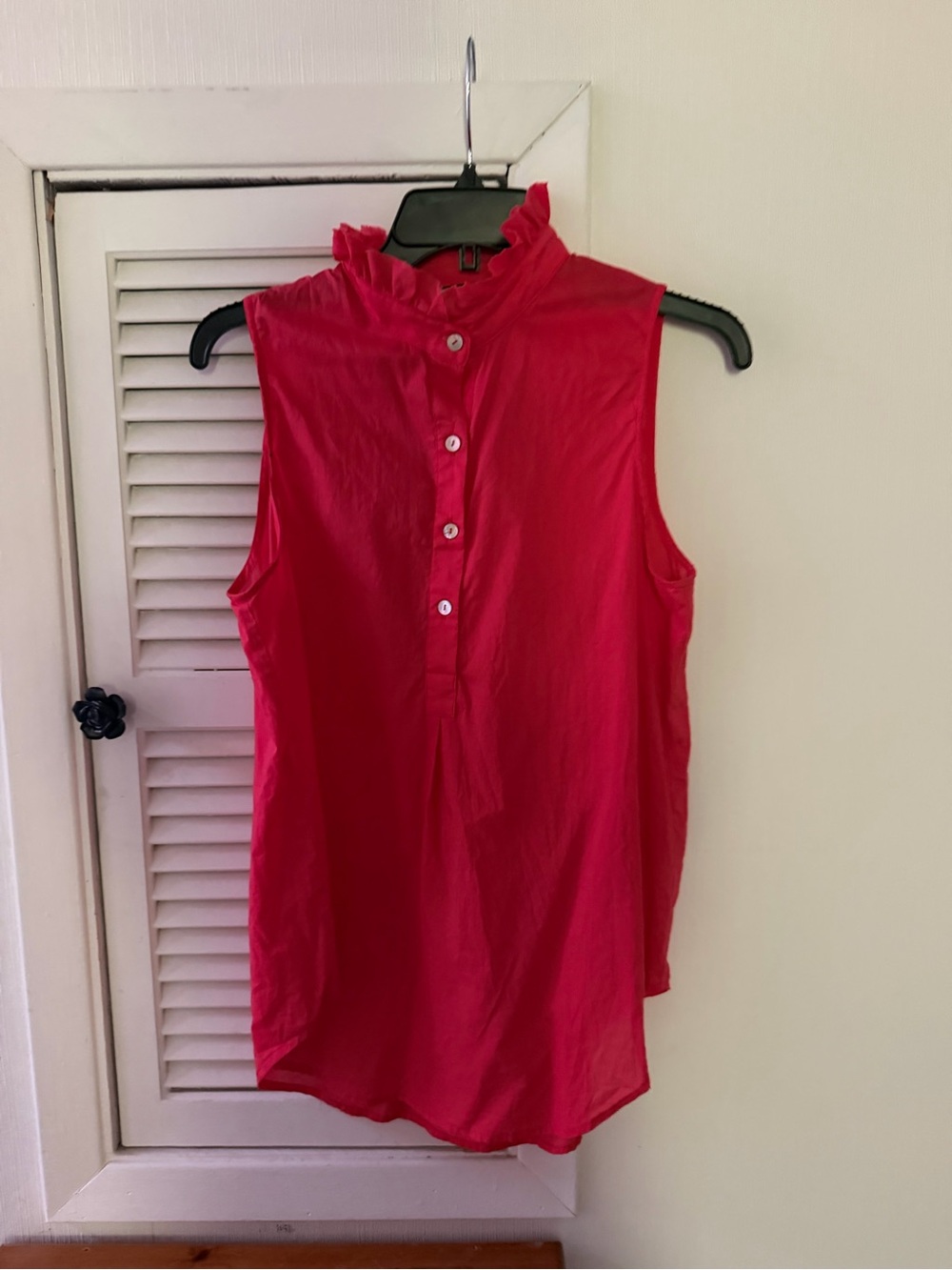 Tuckernuck Poppy Res Sleeveless Cotton Pullover Top Sz Med